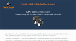 Desktop Screenshot of potisk-etiket.cz