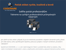 Tablet Screenshot of potisk-etiket.cz